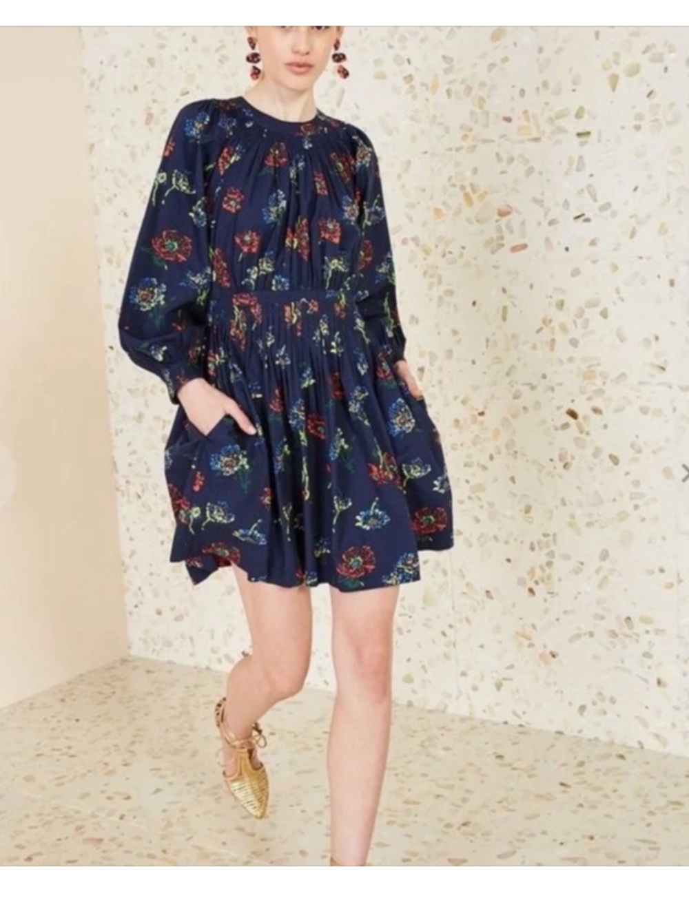 Ulla Johnson Joelle Mini Dress Midnight Size 4